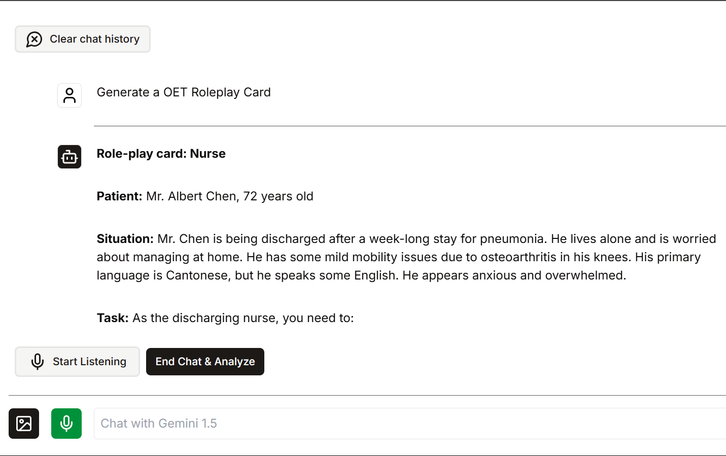 OET Speaking AI